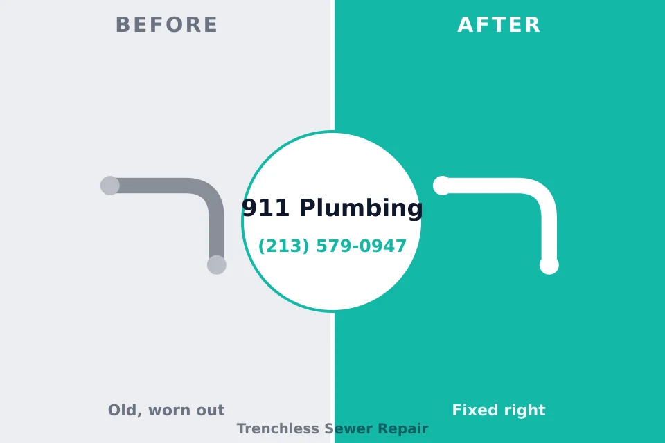 Before and after: plumbing company Richmond, VA